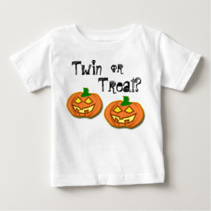 T-shirt Pour Bébé Halloween pièce en t jumeau ou de festin de