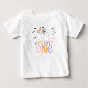 T-shirt Pour Bébé Halloween Violet Fantastique Un Halloween 1er Anni