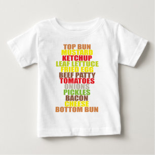 T-shirt Pour Bébé Hamburger