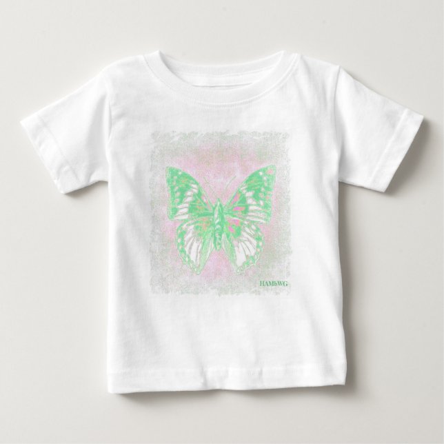 T-shirt Pour Bébé HAMbWG - Sweatshirt - Papillon vert (Devant)