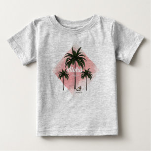 T-shirt Pour Bébé HAMbyWG Hawaiin Thème Palmiers avec Aloha