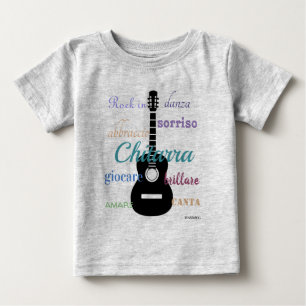 T-shirt Pour Bébé HAMbyWG - T Shirt - Multicolore - Chitarra