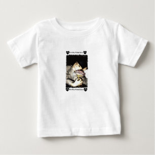 T-shirt Pour Bébé HAMbyWG Toddler Ruffle Tee - T gorge coeur