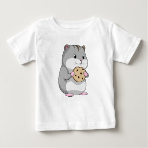 T-shirt Pour Bébé Hamster avec Cookie