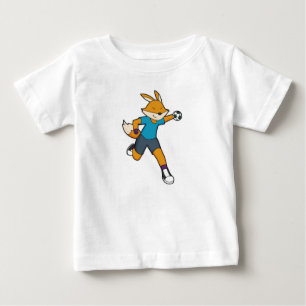 T-shirt Pour Bébé Handball joueur Fox