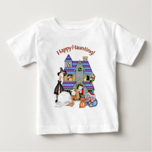 T-shirt Pour Bébé Hantise heureuse de BaZooples !