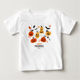 T-shirt Pour Bébé happy halloween
