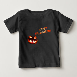 T-shirt Pour Bébé HAPPY HALLOWEEN - Jack-O-Lantern