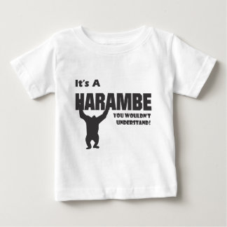 T-shirt Pour Bébé Harambe-Gibbon Singe