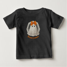 Haunt Couture Broderie Fantôme au Nœud Orange
