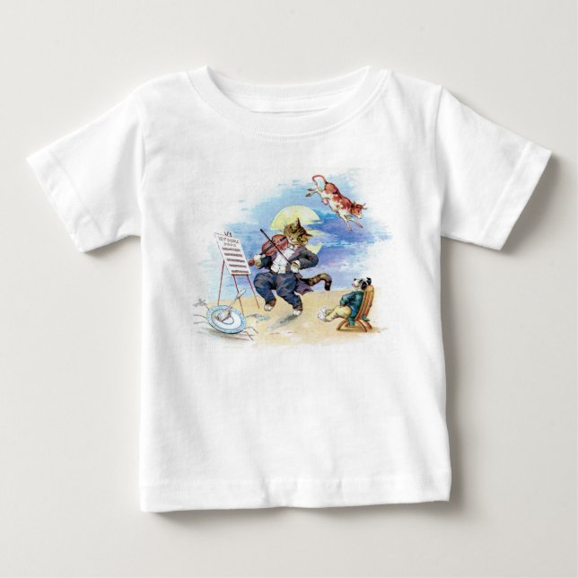 T-shirt Pour Bébé Hé, dupez dupent la comptine (Devant)