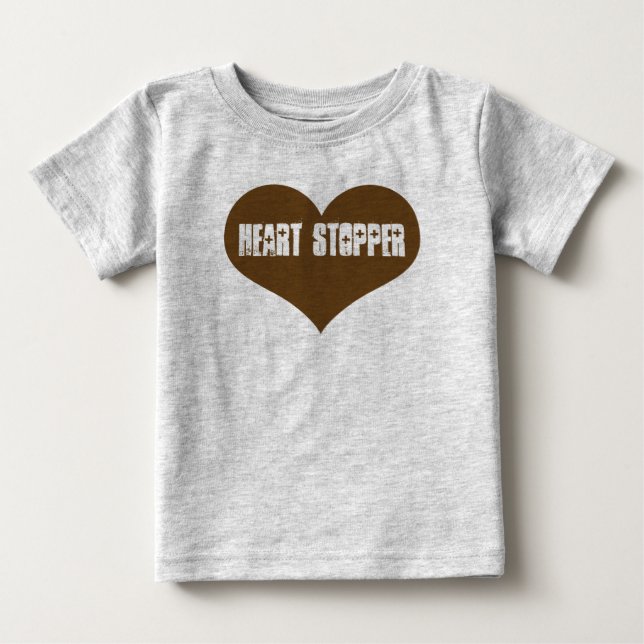 T-shirt Pour Bébé HEART STOPPER-T-shirt (Devant)