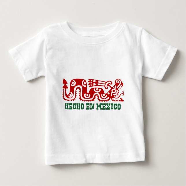 T-shirt Pour Bébé Hecho En Mexico (Devant)