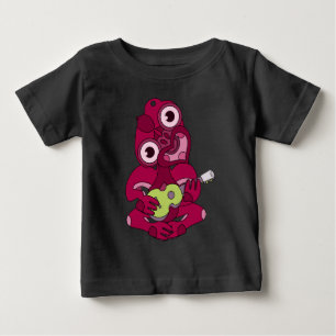 T-shirt Pour Bébé Hei Tiki pour Ngaere green uke 2