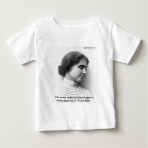 T-shirt Pour Bébé Helen Keller "Right 2 Happiness" Citation cadeau d