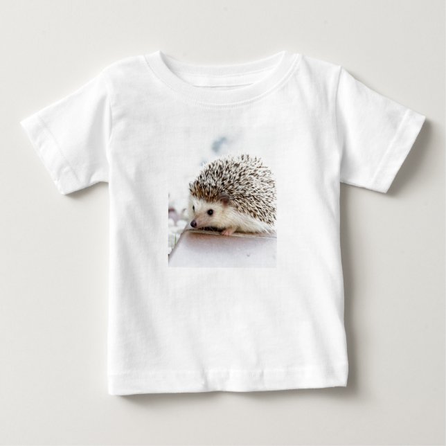 T-shirt Pour Bébé hérisson adorable mignon de bébé (Devant)