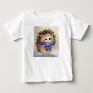 T-shirt Pour Bébé Hérisson de velours