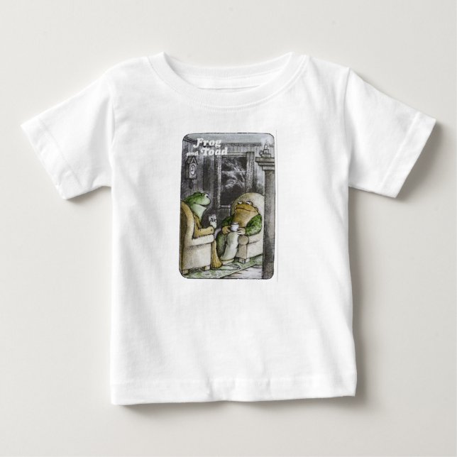 T-shirt Pour Bébé Heure du thé de grenouille et de crapaud (Devant)