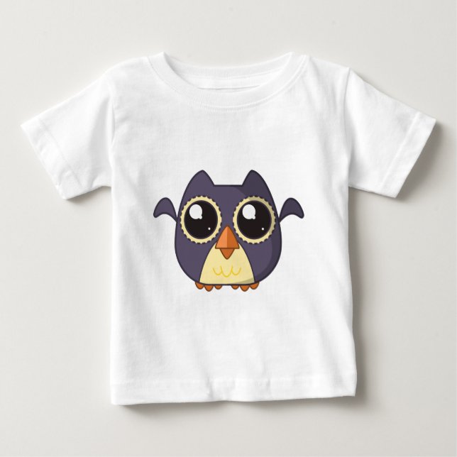 T-shirt Pour Bébé Hibou Cutie (Devant)