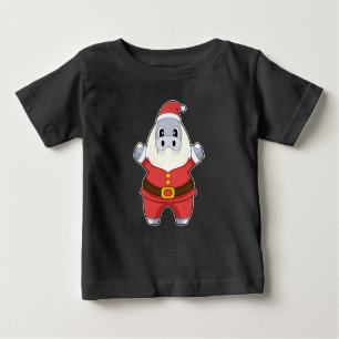 T-shirt Pour Bébé Hippo Noël Père Noël