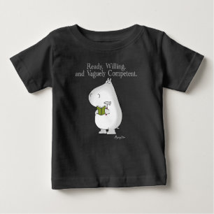 T-shirt Pour Bébé Hippo Vaguely Competent par Sandra Boynton