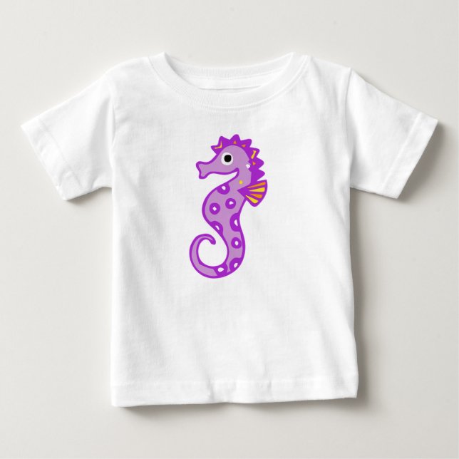 T-shirt Pour Bébé Hippocampe (Devant)