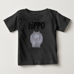 T-shirt Pour Bébé Hippopotame