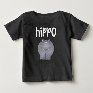 T-shirt Pour Bébé Hippopotame