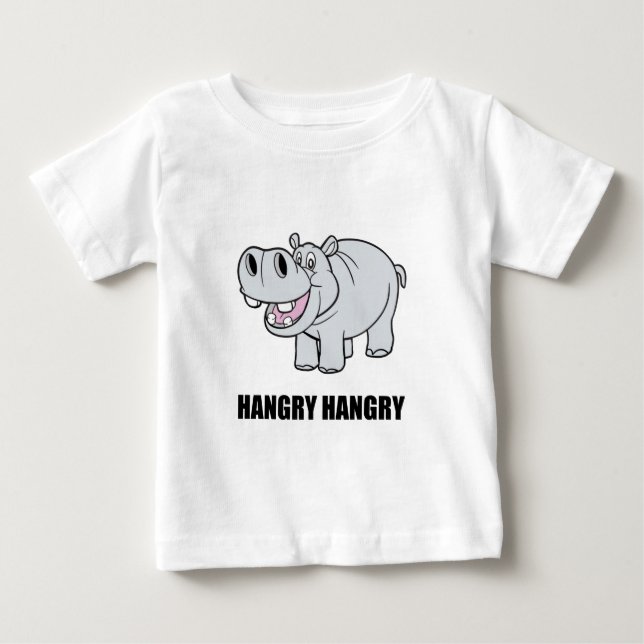 T-shirt Pour Bébé Hippopotame de Hangry (Devant)