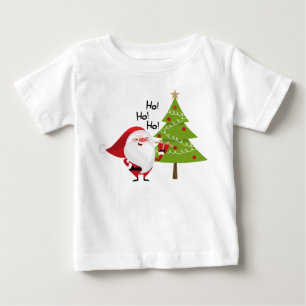 T-shirt Pour Bébé Ho, Ho, Ho Père Noël