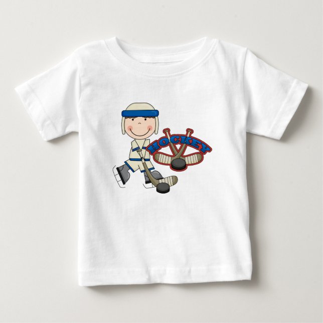 T-shirt Pour Bébé HOCKEY - Chemises et cadeaux pour garçons (Devant)