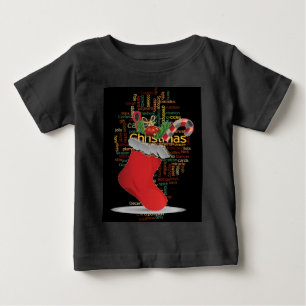 T-shirt Pour Bébé HoHo ! Merry Christmas TOXITS et Happy New Year
