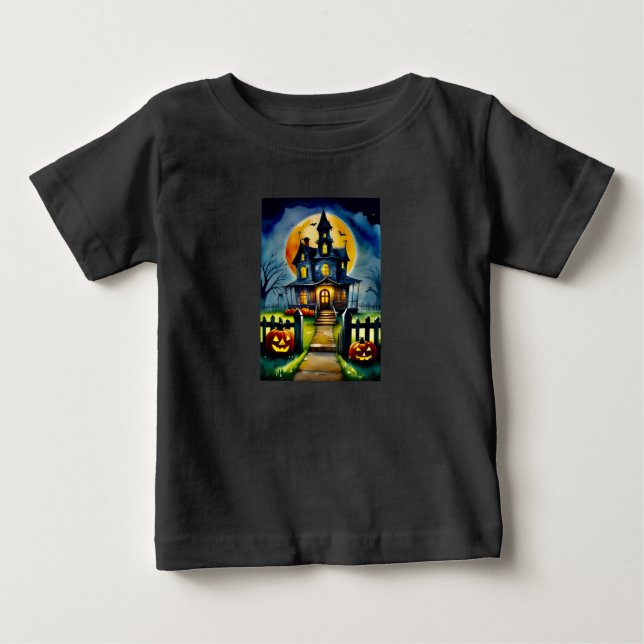 T-shirt Pour Bébé Hollow et Moon (Devant)