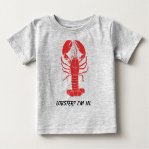 T-shirt Pour Bébé HOMARD ! ! ! badine le tee - shirt