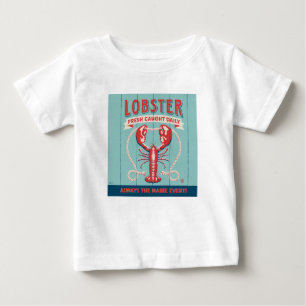 T-shirt Pour Bébé Homard frais pris tous les jours   Maine