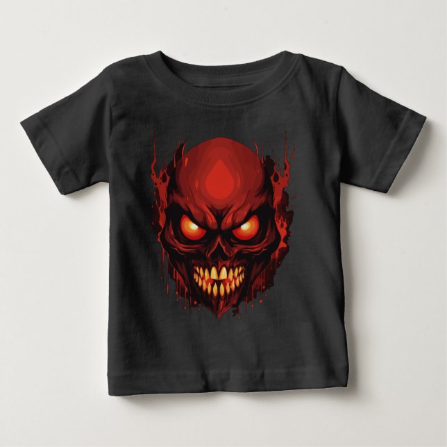 T-shirt Pour Bébé Horrifiant Hollow (Devant)