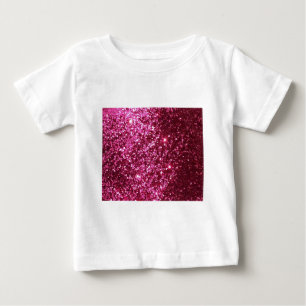 T-SHIRT POUR BÉBÉ HOT NEON PINK SPARKLE PARTIES SCINTILLANT ARRIÈRE 