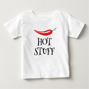 T-shirt Pour Bébé Hot Stups drôle épicé rouge cayenne piment