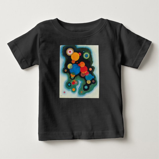 T-shirt Pour Bébé Huile Abstraite impulsive renforcée sur toile Kand (Devant)