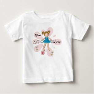 T-shirt Pour Bébé Hula Hoop Nouvelle grande soeur