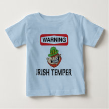 Humeur d'avertissement d'Irlandais