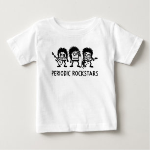 T-shirt Pour Bébé Humour de chimie des rockstars périodiques