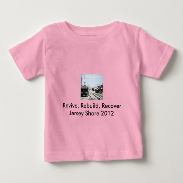 T-shirt Pour Bébé Hurricane Sandy (Devant)