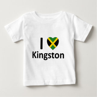 T-shirt Pour Bébé I coeur Kingston (Jamaïque)
