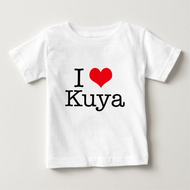 T-shirt Pour Bébé I Heart Kuya Infant/bébé/bébé (Devant)