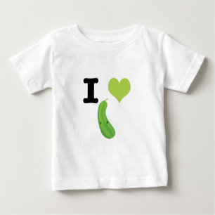 T-shirt Pour Bébé I Heart Zucchini