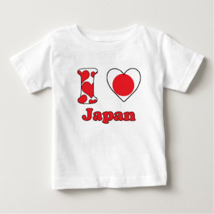 T-shirt Pour Bébé I love Japan