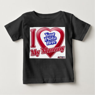 T-shirt Pour Bébé I Love My Mommy - Photo