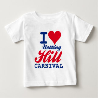 T-SHIRT POUR BÉBÉ I LOVE NOTTING HILL CARNIVAL