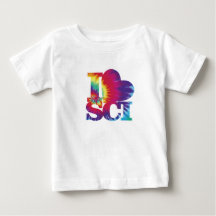 I Love Science Toddler Ruffle Robe